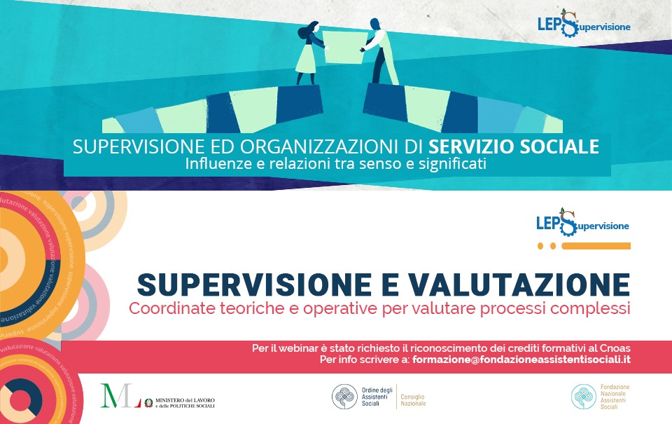 SUPERVISIONE: webinar gratuiti il 23 ottobre e il 14 novembre. Iscrizioni aperte