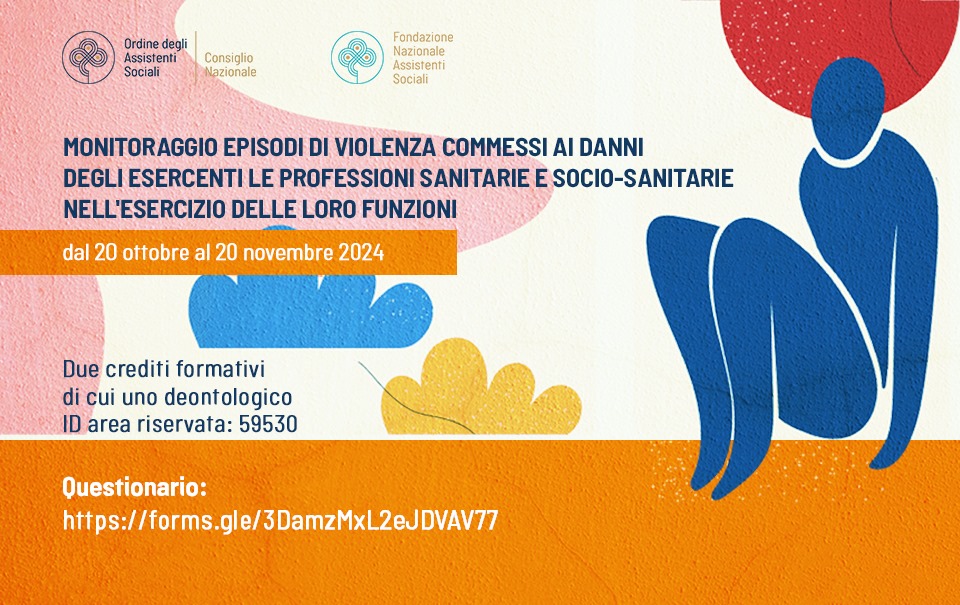 VIOLENZA CONTRO DI NOI: monitoraggio online fino al 20 novembre